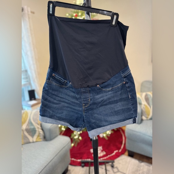 Signature by Levi Strauss Pants - Signature by Levi Strauss Maternity Jean Shorts